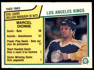 Hokejová karta Marcel Dionne O-Pee-Chee 1983-84 Goal Leader č. 150