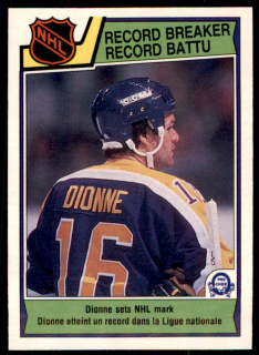 Hokejová karta Marcel Dionne O-Pee-Chee 1983-84 Record Breaker č. 211