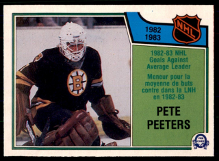 Hokejová karta Pete Peeters O-Pee-Chee 1983-84 Average Leader č. 221
