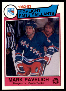 Hokejová karta Mark Pavelich O-Pee-Chee 1983-84 Highlight č. 239