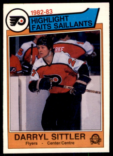 Hokejová karta Darryl Sittler O-Pee-Chee 1983-84 Highlight č. 258