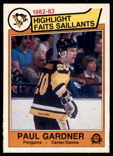 Hokejová karta Paul Gardner O-Pee-Chee 1983-84 Highlight č. 275