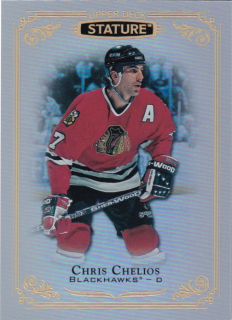Hokejová karta Chris Chelios UD Stature 2019-20 řadová č. 95