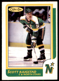 Hokejová karta Scott Bjugstad O-Pee-Chee 1986-87 řadová č. 23