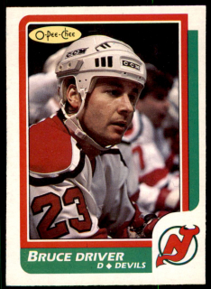 Hokejová karta Bruce Driver O-Pee-Chee 1986-87 řadová č. 19