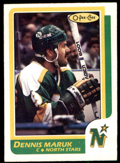 Hokejová karta Dennis Maruk O-Pee-Chee 1986-87 řadová č. 60