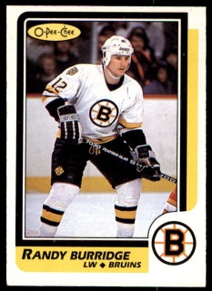 Hokejová karta Randy Burridge O-Pee-Chee 1986-87 Rookie č. 70