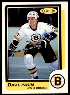 Hokejová karta Dave Pasin O-Pee-Chee 1986-87 Rookie č. 76