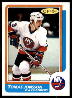 Hokejová karta Tomas Jonsson O-Pee-Chee 1986-87 řadová č. 78