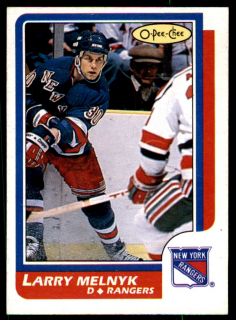 Hokejová karta Larry Melnyk O-Pee-Chee 1986-87 řadová č. 95