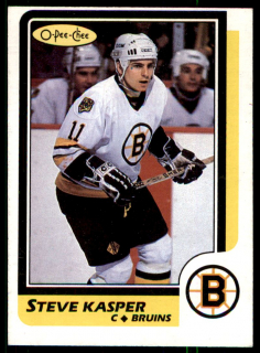 Hokejová karta Steve Kasper O-Pee-Chee 1986-87 řadová č. 97