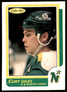 Hokejová karta Curt Giles O-Pee-Chee 1986-87 řadová č. 119
