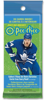 Balíček hokejových karet UD O-Pee-Chee Hockey 2021-22 Fat Pack
