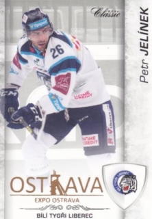 Hokejová karta Petr Jelínek OFS 17/18 S.I. Expo Ostrava base 1of 8