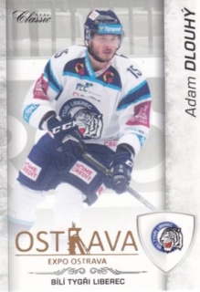 Hokejová karta Adam Dlouhý OFS 17/18 S.I. Expo Ostrava base 1of 8