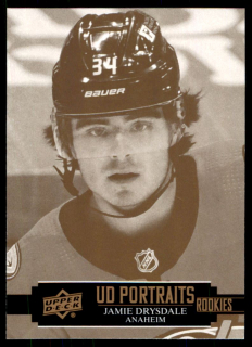 Hokejová karta Jamie Drysdale UD S1 2021-22 UD Portraits Rookies č. P-37