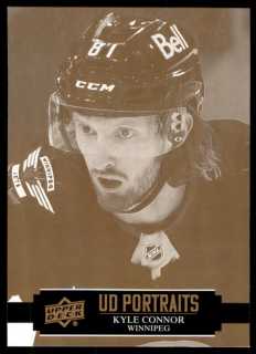 Hokejová karta Kyle Connor UD S1 2021-22 UD Portraits č. P-26
