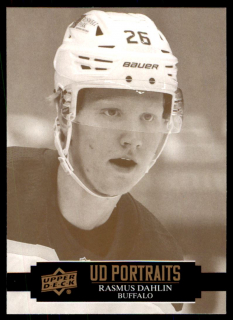 Hokejová karta Rasmus Dahlin UD S1 2021-22 UD Portraits č. P-5