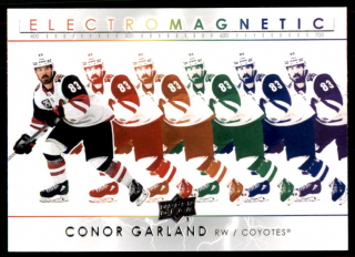 Hokejová karta Conor Garland UD S1 2021-22 Electromagnetic č. EM-19