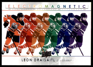 Hokejová karta Leon Draisaitl UD S1 2021-22 Electromagnetic č. EM-1