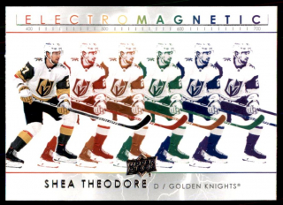Hokejová karta Shea Theodore UD S1 2021-22 Electromagnetic č. EM-26