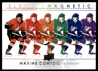 Hokejová karta Maxime Comtois UD S1 2021-22 Electromagnetic č. EM-11
