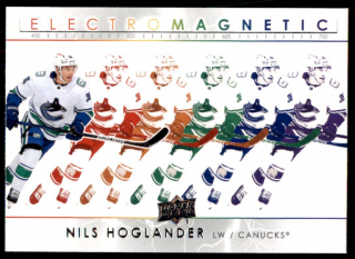Hokejová karta Nils Hoglander UD S1 2021-22 Electromagnetic č. EM-12