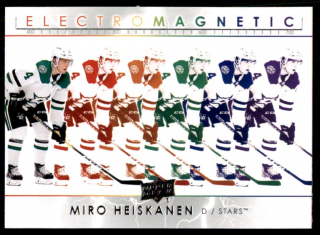 Hokejová karta Miro Heiskanen UD S1 2021-22 Electromagnetic č. EM-18