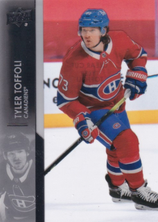 Hokejová karta Tyler Toffoli UD S1 2021-22 Clear Cut č. 99