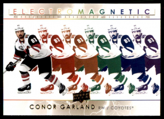 Hokejová karta Conor Garland UD S1 2021-22 Electromagnetic GOLD č. EM-19