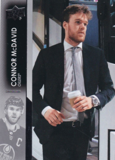 Hokejová karta Connor McDavid UD S1 2021-22 Suit Variation č. 73