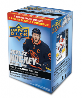 Box hokejových karet UD Series 1 2021-22 Blaster Box