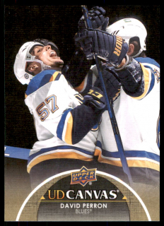 Hokejová karta David Perron UD S1 2021-22 UD Canvas č. C69