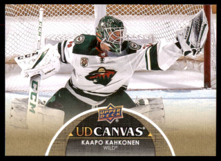 Hokejová karta Kaapo Kahkonen UD S1 2021-22 UD Canvas č. C41