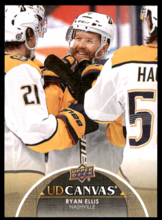 Hokejová karta Ryan Ellis UD S1 2021-22 UD Canvas č. C46