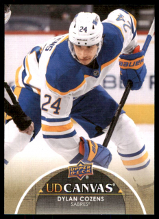 Hokejová karta Dylan Cozens UD S1 2021-22 UD Canvas č. C9