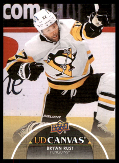 Hokejová karta Bryan Rust UD S1 2021-22 UD Canvas č. C65
