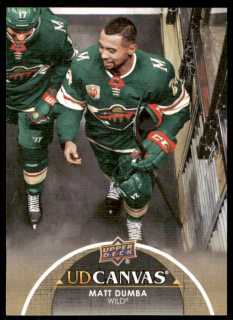 Hokejová karta Matt Dumba UD S1 2021-22 UD Canvas č. C40