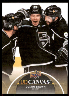 Hokejová karta Dustin Brown UD S1 2021-22 UD Canvas č. C37