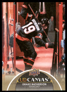 Hokejová karta Drake Batherson UD S1 2021-22 UD Canvas č. C57