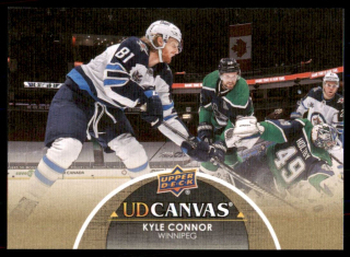 Hokejová karta Kyle Connor UD S1 2021-22 UD Canvas č. C87
