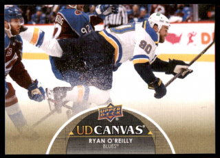 Hokejová karta Ryan O'Reilly UD S1 2021-22 UD Canvas č. C70