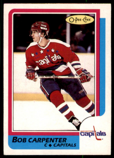 Hokejová karta Bob Carpenter O-Pee-Chee 1986-87 řadová č. 150