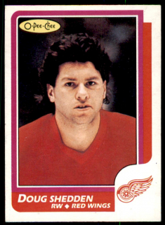 Hokejová karta Doug Shedden O-Pee-Chee 1986-87 řadová č. 153