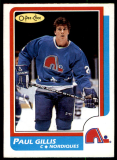 Hokejová karta Paul Gillis O-Pee-Chee 1986-87 řadová č. 168
