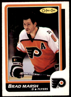 Hokejová karta Brad Marsh O-Pee-Chee 1986-87 řadová č. 175