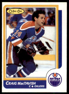 Hokejová karta Craig MacTavish O-Pee-Chee 1986-87 řadová č. 178