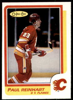 Hokejová karta Paul Reinhart O-Pee-Chee 1986-87 řadová č. 205