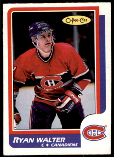 Hokejová karta Ryan Walter O-Pee-Chee 1986-87 řadová č. 224