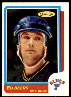 Hokejová karta Ed Beers O-Pee-Chee 1986-87 řadová č. 238